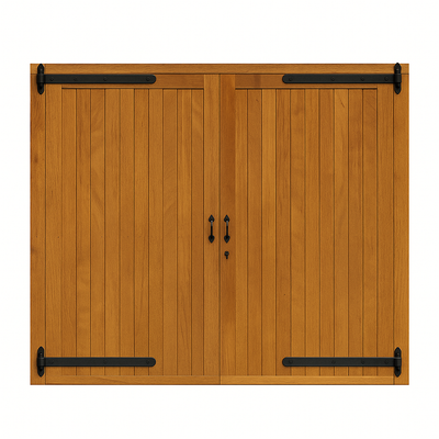 Iroko Garage Door