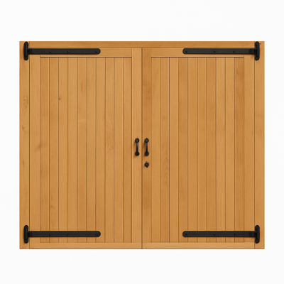 Oak Garage Door