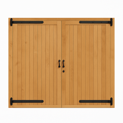 Oak Garage Door