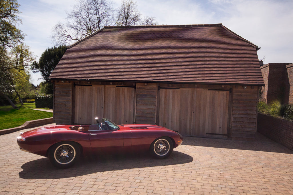  2 bay oak framed garage kits 