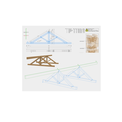 Truss with Ridge Design Model